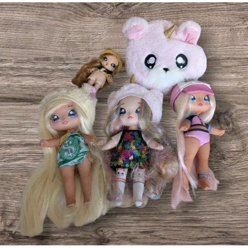 4 Na Na Surprise Dolls Pouch Unicorn Britney Carmen Linda Jenny Krysta Sparkles